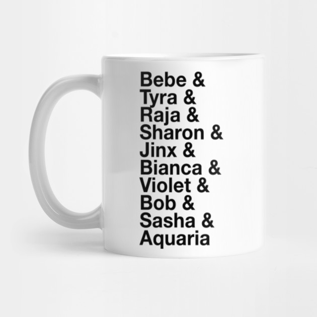 Drag Queen Winners All Names Season Ten Race Minimal Tee